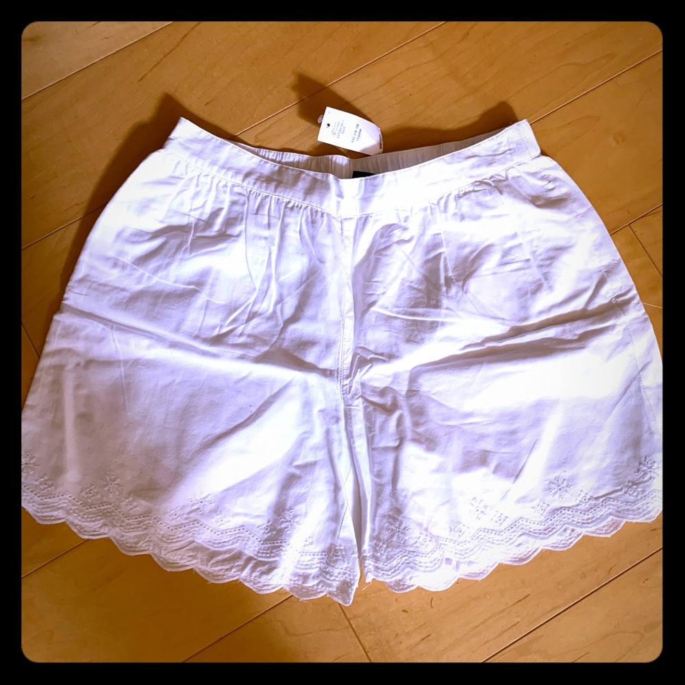 GAP Kids White Girl’s Eyelet Shorts